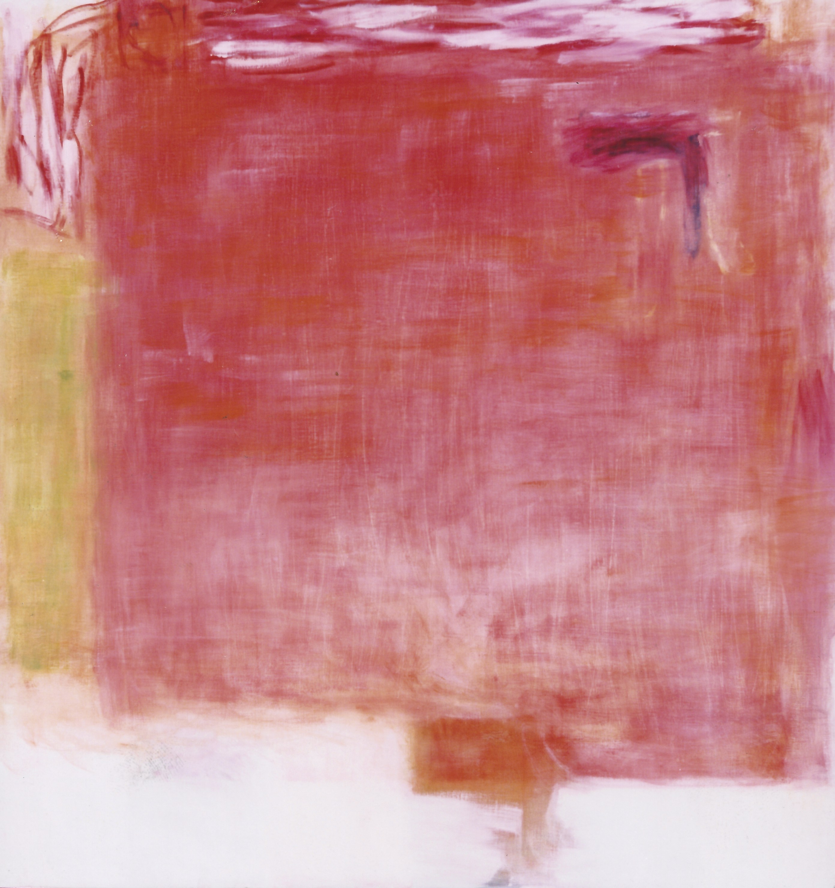 'Innenraum', 1992, olie op doek, 1.70 X 1.70 cm