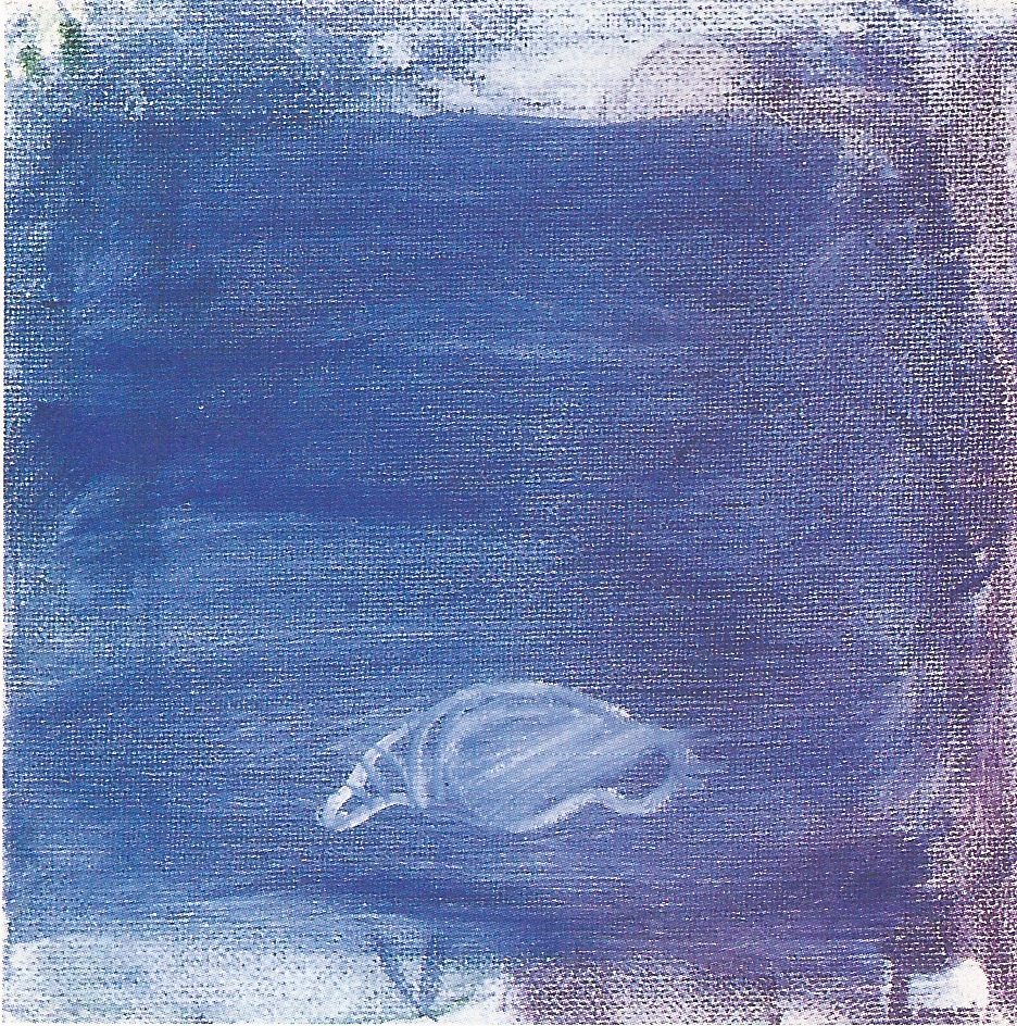 'diepzee' olieverf op doek 20 x 20 cm 1997