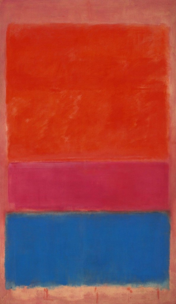 Mark Rothko, 1954, Royal Red and Blue